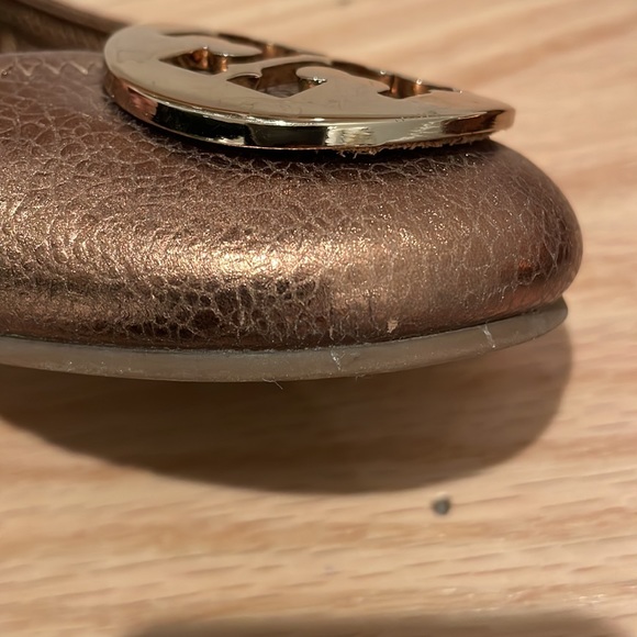 Tory Burch Bronze Ballet Flats size 6 - Picture 4 of 4